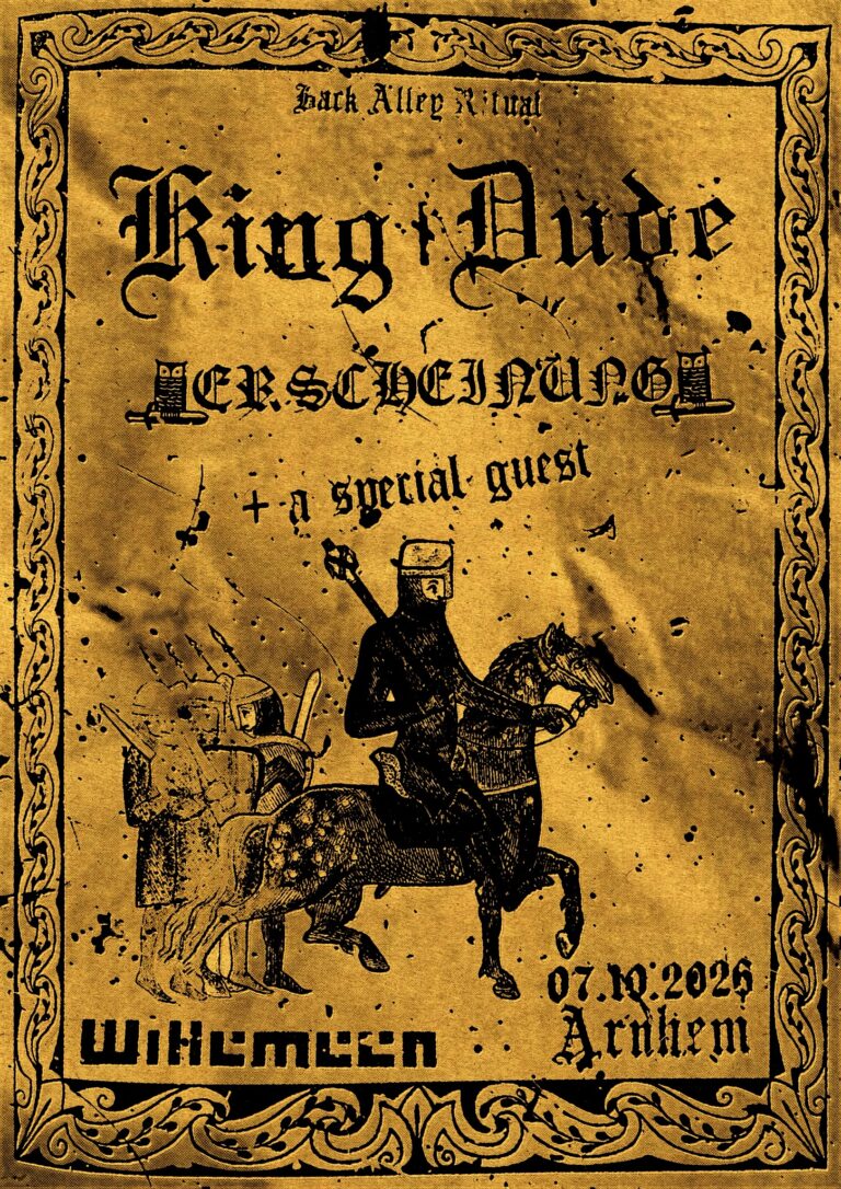 King Dude (US) + Erscheinung + very special guest — muziek in Arnhem