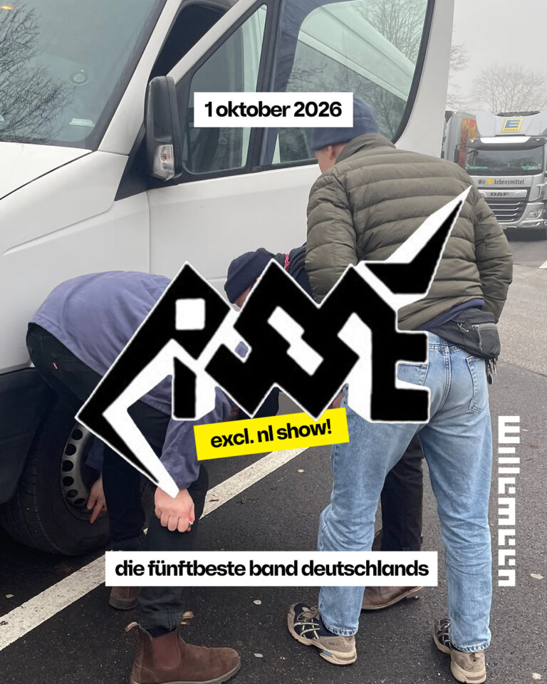 Pisse (DE) + Support – Exclusieve NL Show — muziek in Arnhem