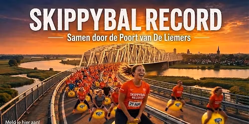 Skippybalrecord Westervoort: 1300 springers tegelijk — familie-kids in Arnhem