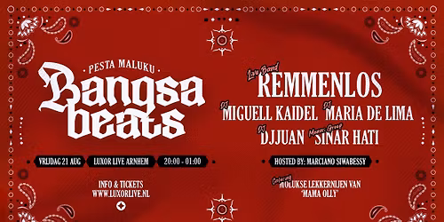 Bangsa Beats ✦ Pesta Maluku — Uitgaan in Arnhem