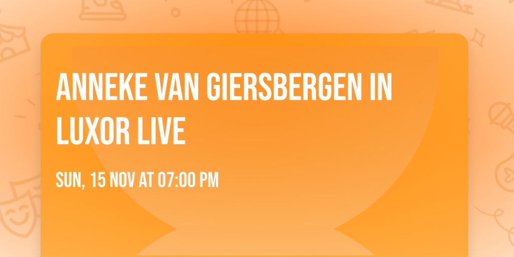 Anneke van Giersbergen in Luxor Live in Arnhem