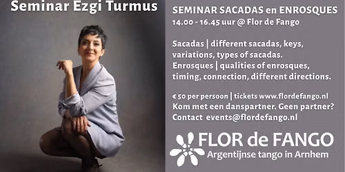 ZO 27 DEC – SEMINAR Ezgi Turmus — Uitgaan in Arnhem