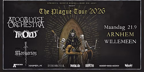 Apocalypse Orchestra (SE) + Morgarten (CH) + Trold (DK) in Willemeen – EXCL. NL Show