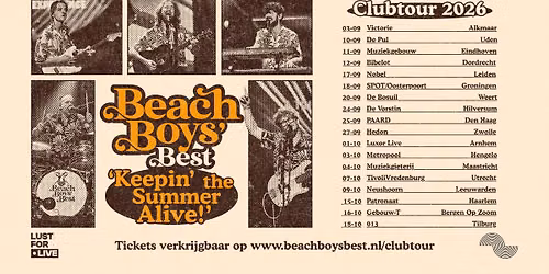 Beach Boys’ Best | Keepin’ The Summer Alive — muziek in Arnhem