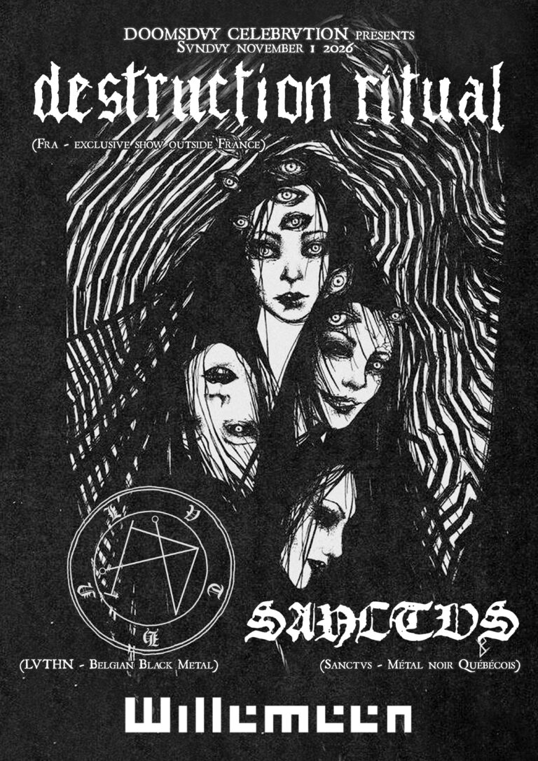 Destruction Ritual (FR) +  Sanctvs + Lvthn  EXCL NL SHOW — muziek in Arnhem
