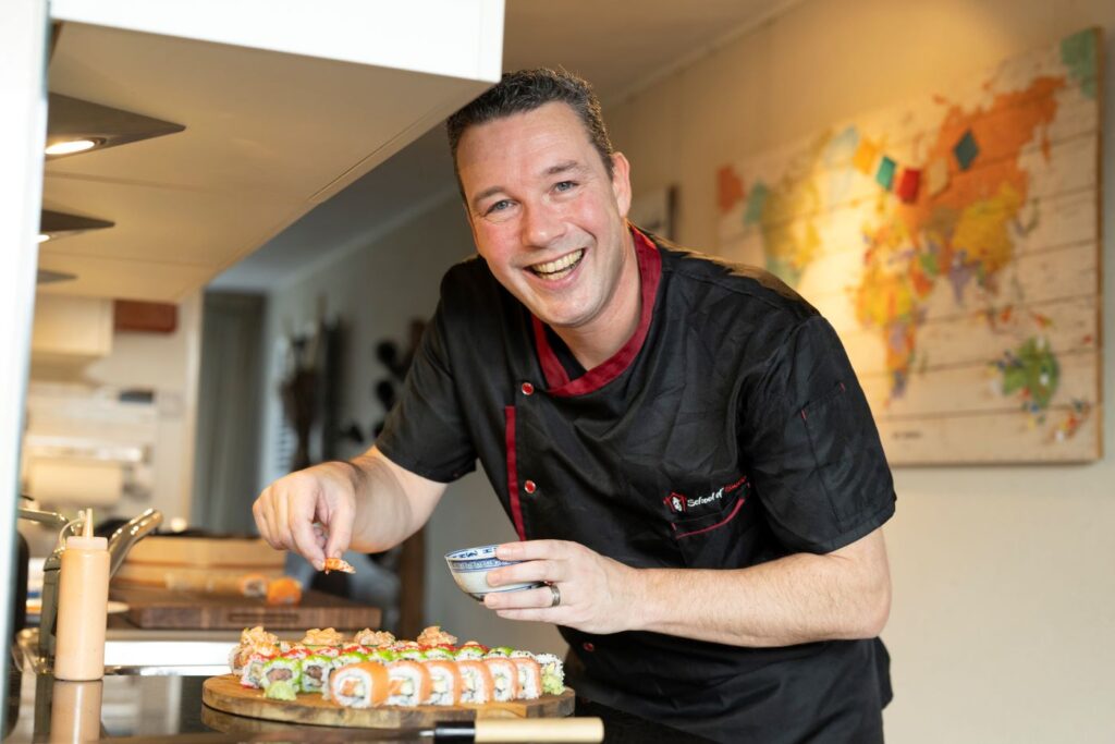 Sushi workshop met wijnproeverij in Wijngaard Hof te Dieren in Arnhem